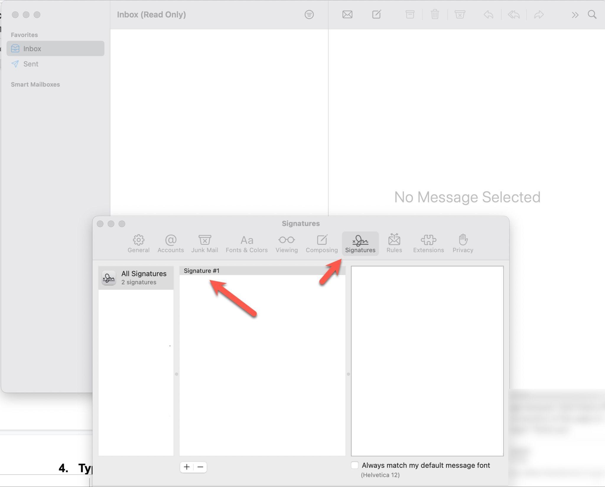 Sign PDFs in Mail